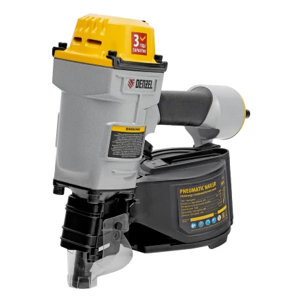 Нейлер пневматический CN70 для гвоздей CNW от 45 до 70 мм// Denzel 57421 купить в Магнитогорске