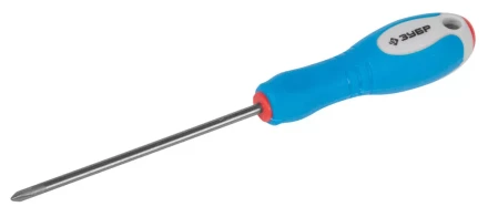 Отвертка ЗУБР, Cr-V сталь, трехкомпонентная рукоятка, цветовая индикация типа шлица, PH №0, 75мм 25252-0-075_z01 купить в Магнитогорске