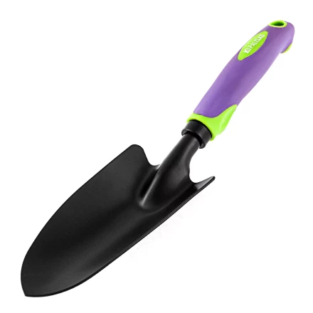 Совок посадочный широкий, 85х335 мм, стальной, обрезиненная эргономичная рукоятка, LSR1, Palisad 62060 купить в Магнитогорске