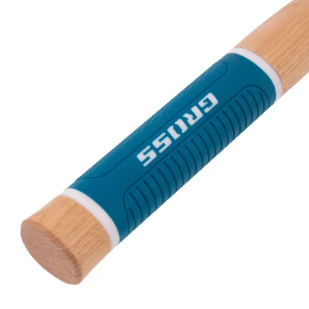 Молоток-гвоздодер GROSS 10413, 380 г, угол 75, магнит, обрезиненная рукоятка American Hickory купить в Магнитогорске