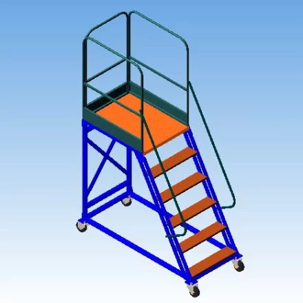 Лестница с площадкой УСЦ ЛСА-1200 купить в Магнитогорске