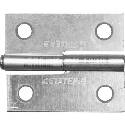 Петля дверная STAYER &quot;MASTER&quot; разъемная, цвет белый цинк, правая, 50мм 37613-50-1R купить в Магнитогорске