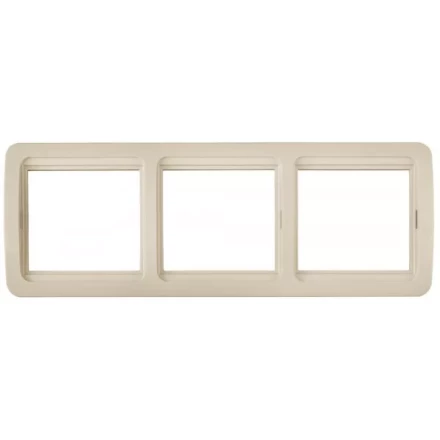 Панель СВЕТОЗАР &quot;ГАММА&quot; тройная горизонтальная, цвет бежевый SV-54148-B купить в Магнитогорске