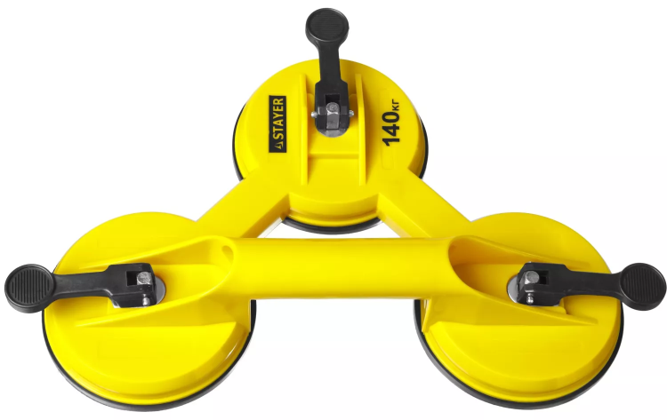 Стеклодомкрат STAYER "MASTER" MAXLift, пластмассовый, тройной, 140 кг 33718-3 купить в Магнитогорске