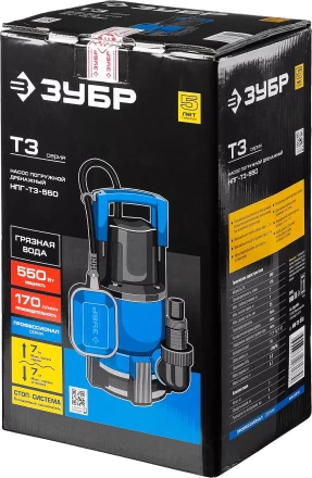 Насос дренажный НПГ-Т3-550 серия ПРОФЕССИОНАЛ купить в Магнитогорске