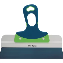 Шпатель фасадный, колоризованная пружинная сталь 65Г, 200 мм, 2-компонентная ручка  СИБРТЕХ 85552