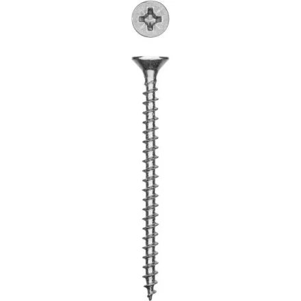 Саморезы СУ-Б универсальные, 40 x 3.5 мм, 8 000 шт, белый цинк, ЗУБР 300370-35-040 купить в Магнитогорске