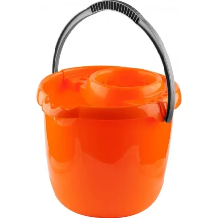 Ведро DEXX, пластиковое для непищевых продуктов, с держателем МОП, 12л 39312 купить в Магнитогорске