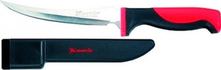 Нож рыбака &quot;FILLET KNIFE&quot; small 150 мм двухкомпонентная рукоятка пластиковые ножны MATRIX KITCHEN 79108 купить в Магнитогорске