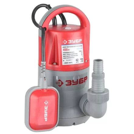 Насос ЗУБР погружной для чистой воды, пропускная способность 200 л/мин, 400Вт ЗНПЧ-400 купить в Магнитогорске