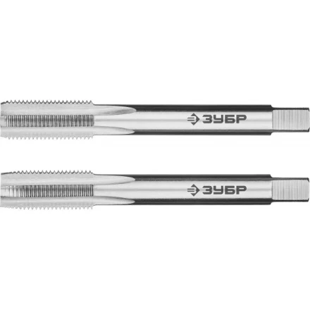 Метчики ЗУБР &quot;ЭКСПЕРТ&quot; машинно-ручные, комплектные для нарезания метрической резьбы с мелким шагом, М10 x 1,0, 2шт 4-28007-10-1.0-H2 купить в Магнитогорске