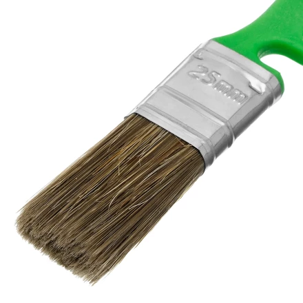 Кисть флейцевая для работ по дереву, 25х10 мм, смешанная щетина, пластиковая рукоятка// MTX 833719 купить в Магнитогорске