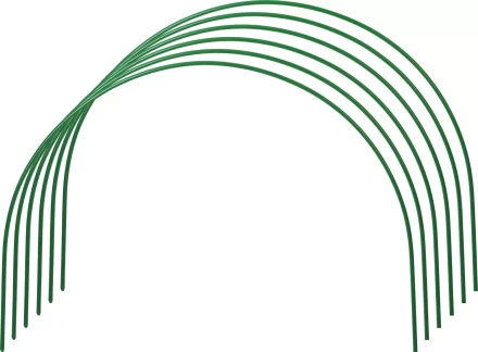 Дуги для парника GRINDA, покрытие ПВХ, 2,5м, 6шт 422309-100-095 купить в Магнитогорске