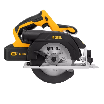 Пила циркулярная аккумуляторная бесщет. CCS-165, 18В Li-Ion Denzel 27401 купить в Магнитогорске