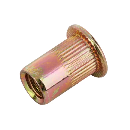 Заклепки резьбовые, стальные, оцинкованные, М6, пластиковый кейс, 70 шт. Denzel 40603 купить в Магнитогорске