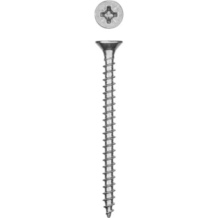 Саморезы СУ-Б универсальные, 40 x 4.5 мм, 3 500 шт, белый цинк, ЗУБР 300370-45-040 купить в Магнитогорске