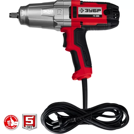 ЗУБР 300 Н·м, 350 Вт, ударный гайковерт (ГС-300) купить в Магнитогорске