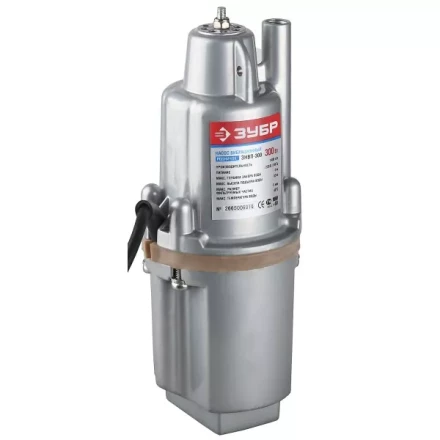 Насос ЗУБР Родничок вибрационный погружной для чистой воды, 1400л/ч, 300Вт ЗНВП-300 купить в Магнитогорске