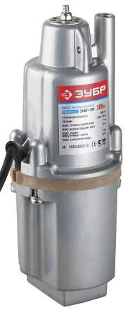 Насос ЗУБР Родничок вибрационный погружной для чистой воды, 1400л/ч, 300Вт ЗНВП-300 купить в Магнитогорске