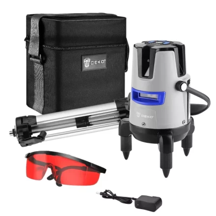Уровень лазерный со штативом DEKO LL57 PRO SET2, 065-0104, со штативом купить в Магнитогорске
