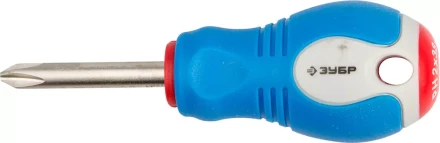 Отвертка ЗУБР, Cr-V сталь, трехкомпонентная рукоятка, цветовая индикация типа шлица, PH №2, 38мм 25252-2-038_z01 купить в Магнитогорске