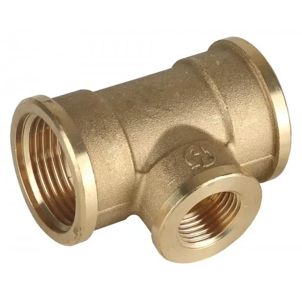 Тройник GENERAL FITTINGS переходной, латунь, г/г/г, 1"-1/2"-1" 51061-1-1/2-1 купить в Магнитогорске
