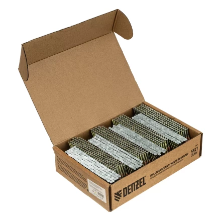 Гвозди для пнев. нейлера (оцинк.), длина - 75 мм, диам. - 3,05 мм, 2000 шт. Denzel 57687 купить в Магнитогорске