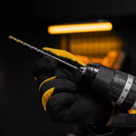 Сверло спиральное по металлу 4,2 х 119 мм, Р6М5, Golden Tip, удлиненное Denzel 718251 купить в Магнитогорске