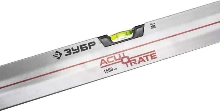 Уровень ЗУБР "ACURATE 3" коробчатый усиленный, 3 ампулы, 150см 34593-150 купить в Магнитогорске