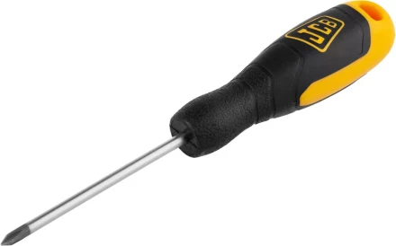 Отвертка JCB, хромомолибденовая сталь S2, двухкомпонентная рукоятка, магнитный наконечник, PH №0х75мм JSD002 купить в Магнитогорске