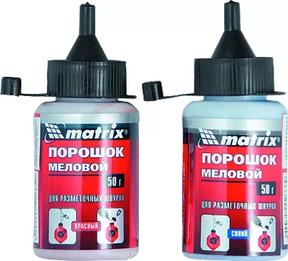 Порошок меловой красный 115 г для разметочных шнуров  MATRIX 84858 купить в Магнитогорске