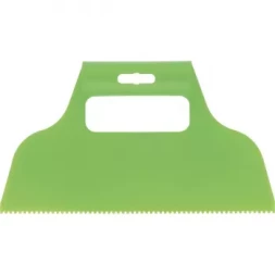 Шпатель для клея, пластмассовый, зубчатый 2х2 мм  СИБРТЕХ 86013