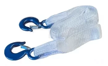 Ремень буксировочный 18т К. L=6.0 м 90 мм в 2 слоя с двумя Кч 3.2 т 320А купить в Магнитогорске