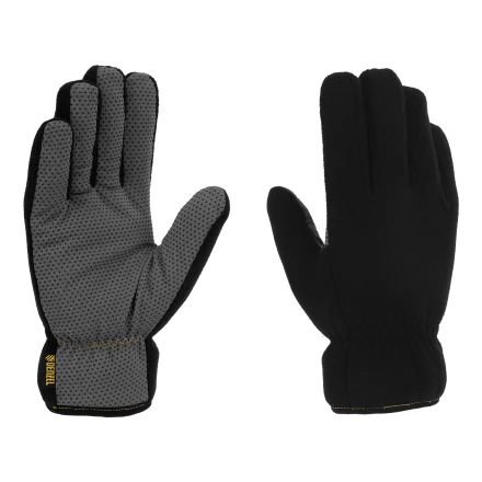 Перчатки универсальные, двойные, ПВХ нанесение, размер 8// Denzel 68095 купить в Магнитогорске