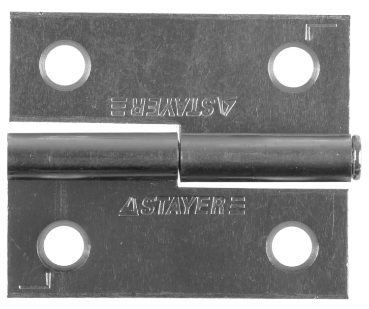 Петля дверная STAYER "MASTER" разъемная, цвет белый цинк, левая, 50мм 37613-50-1L купить в Магнитогорске