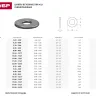 Шайба DIN 9021 кузовная, 4 мм, 50 шт, оцинкованная, ЗУБР 303826-04 купить в Магнитогорске