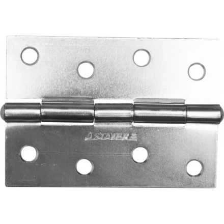 Петля дверная STAYER &quot;MASTER&quot; универсальная, цвет белый цинк, 100мм 37611-100-1 купить в Магнитогорске