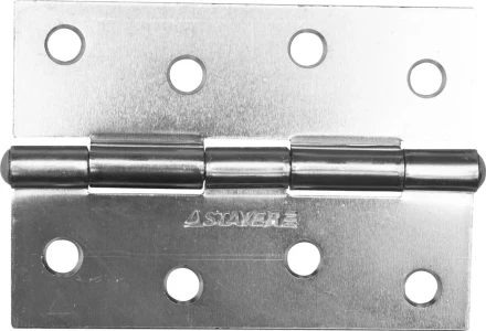 Петля дверная STAYER &quot;MASTER&quot; универсальная, цвет белый цинк, 100мм 37611-100-1 купить в Магнитогорске