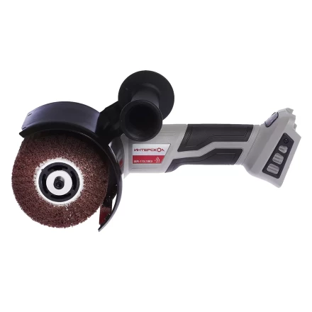 Щеточная шлифовальная машина с бесщеточным (вентильным) двигателем ИНТЕРСКОЛ ШМ-110/18ВЭ аккумуляторная Li-ion АПИ (картон, без аккум. и ЗУ) купить в Магнитогорске
