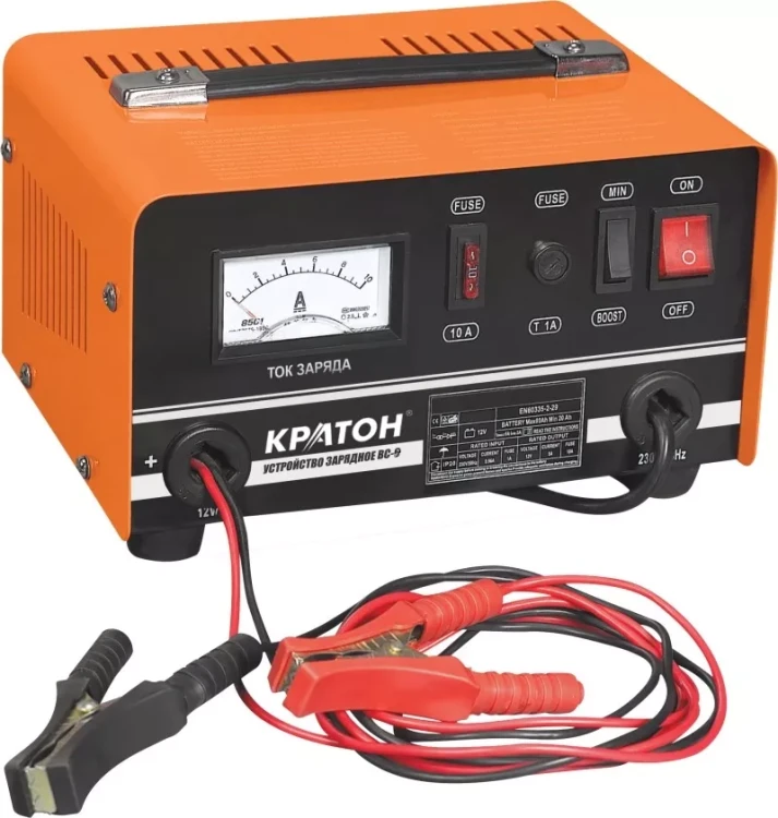 Зарядное устройство для аккумулятора Кратон ВС-9 (220В 100W 12V) 3 06 01 004 купить в Магнитогорске