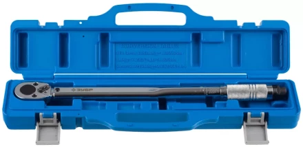 Ключ динамометрический ЗУБР &quot;ЭКСПЕРТ&quot;, точность  +/- 4%, 1/2&quot;, 42 - 210 Нм 64094-210 купить в Магнитогорске