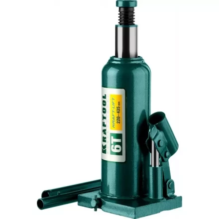 Домкрат гидравлический бутылочный &quot;Kraft-Lift&quot;, сварной, 6т, 220-435мм, KRAFTOOL 43462-6 43462-6_z01 купить в Магнитогорске