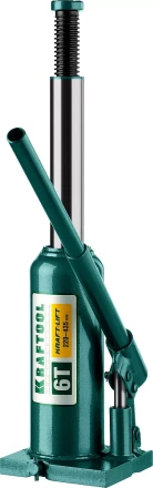 Домкрат гидравлический бутылочный &quot;Kraft-Lift&quot;, сварной, 6т, 220-435мм, KRAFTOOL 43462-6 43462-6_z01 купить в Магнитогорске