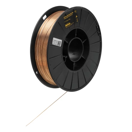 Омедненная проволока ER70S-6, диам. 1 мм, 5 кг, диам. катушки D200// Denzel 97542 купить в Магнитогорске