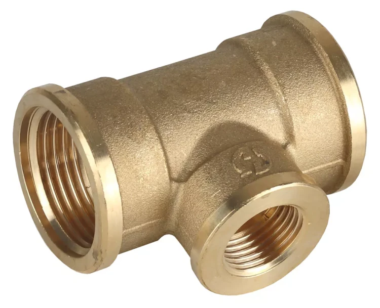Тройник GENERAL FITTINGS переходной, латунь, г/г/г, 3/4"-1/2"-3/4" 51061-3/4-1/2-3/4 купить в Магнитогорске