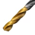 Сверло спиральное по металлу Denzel 5 х 132 мм, Р6М5, Golden Tip, удлиненное, 718254 купить в Магнитогорске