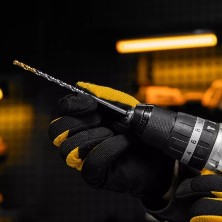 Сверло спиральное по металлу Denzel 5 х 132 мм, Р6М5, Golden Tip, удлиненное, 718254 купить в Магнитогорске