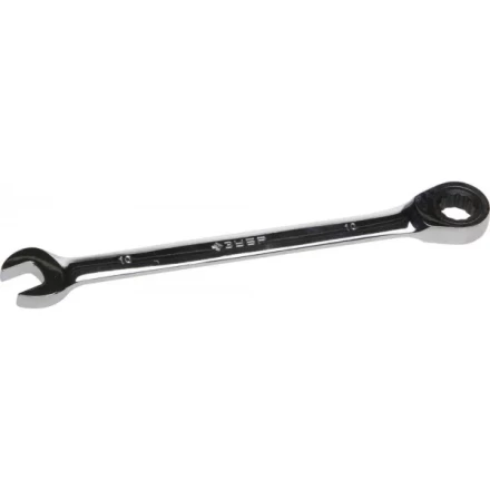 Ключ ЗУБР &quot;ПРОФИ&quot; гаечный комбинированный трещоточный, Cr-V сталь, хромированный, 10мм 27074-10 купить в Магнитогорске