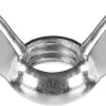 Гайка DIN 315 барашковая, M10, 2 шт, оцинкованная, ЗУБР 303736-10 купить в Магнитогорске
