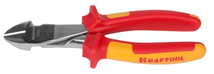 Бокорезы &quot;ELECTRO-KRAFT&quot; усиленные, Cr-Mo сталь, двухкомпонентная маслобензостойкая рукоятка, хромированное покрытие, 180мм, KRAFTOOL 2202-6-18 2202-6-18_z01 купить в Магнитогорске